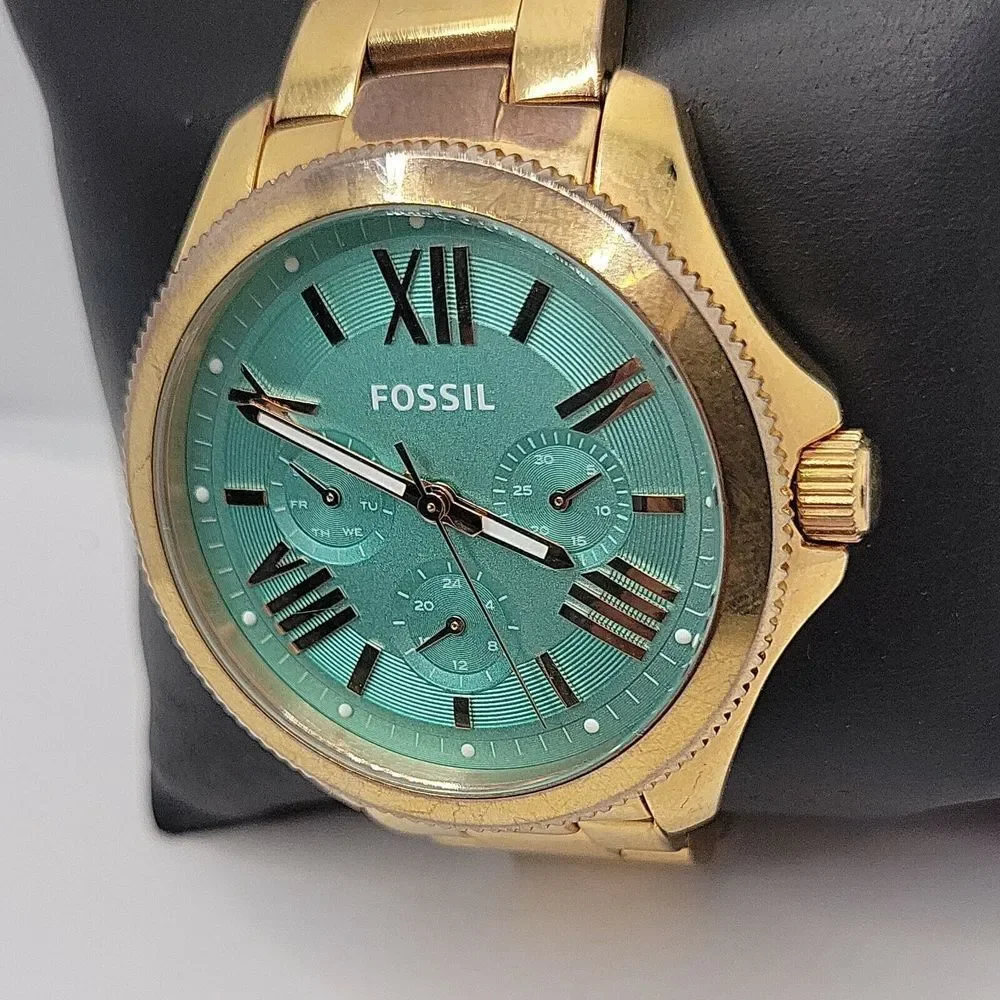 Fossil Cecile AM4540 Womens Stainless Steel Analog Dial Quartz Wrist Watch BC982